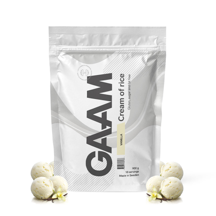 GAAM Cream of Rice 900 g Vanilla | GAAM - An Active Choice