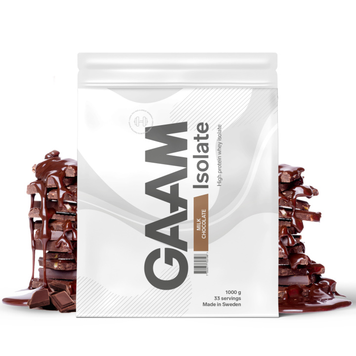 GAAM 100% Isolate Premium 1 kg Chocolate in the group Protein / Isolate at Gaamnutrition.com (Proteinbolaget i Sverige AB) (PB-0478-1)