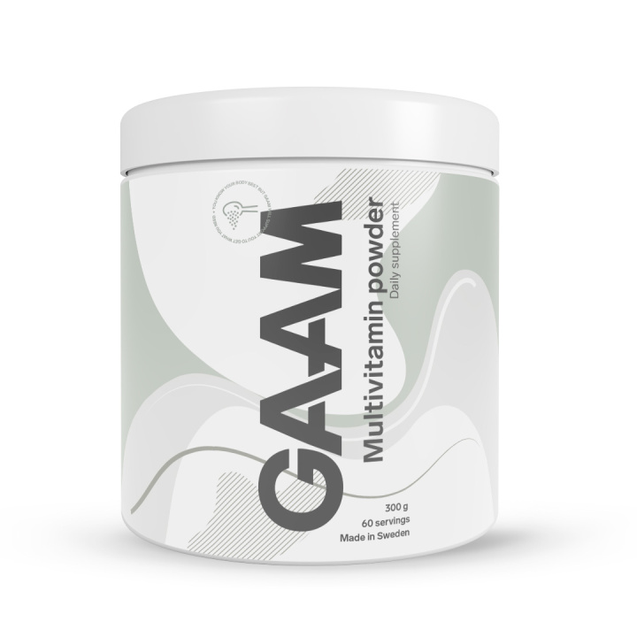 GAAM Multivitamin Powder 300 g in the group Vitamins & Minerals / Vitamins at Gaamnutrition.com (Proteinbolaget i Sverige AB) (PB-0497)