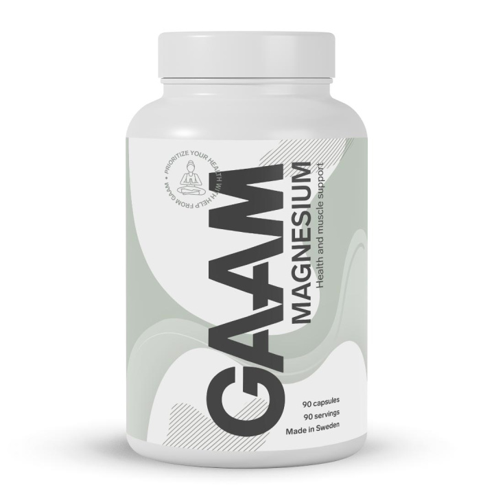 GAAM Magnesium 90 caps in the group Vitamins & Minerals / Minerals at Gaamnutrition.com (Proteinbolaget i Sverige AB) (PB-1259)