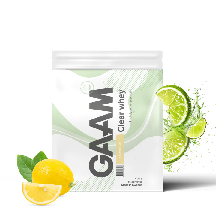 GAAM Clear Whey 400 g Lemon Lime in the group Protein / Clear Whey at Gaamnutrition.com (Proteinbolaget i Sverige AB) (PB-1531-2)