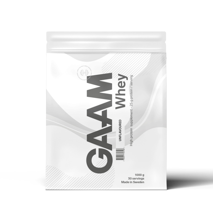GAAM 100% Whey Premium 1 kg Unflavoured in the group Protein / Whey at Gaamnutrition.com (Proteinbolaget i Sverige AB) (PB-1533-22)