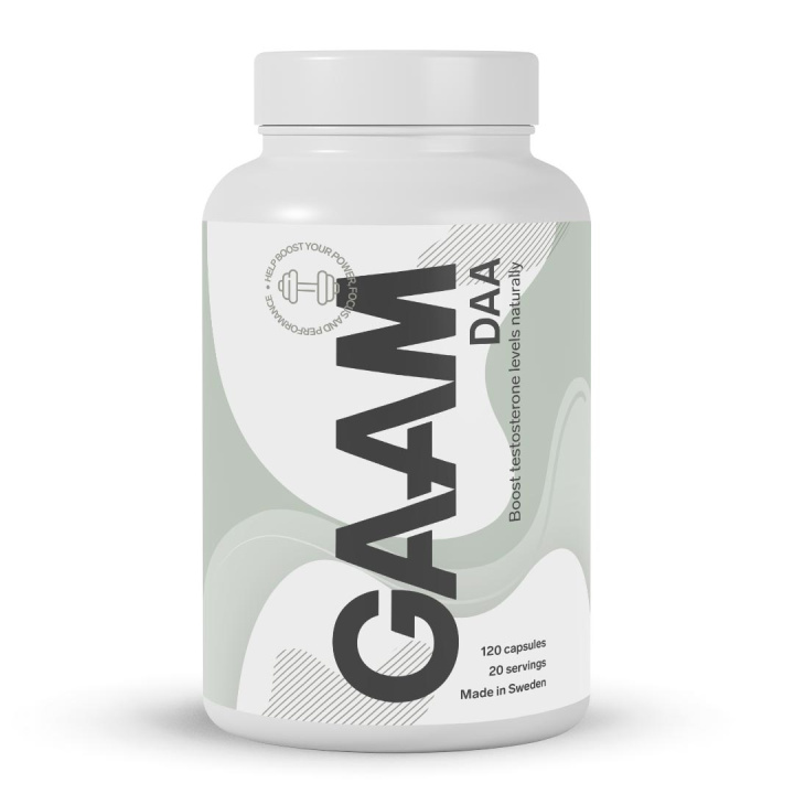 GAAM DAA 120 caps in the group Nutrition / Amino Acids at Gaamnutrition.com (Proteinbolaget i Sverige AB) (PB-221)