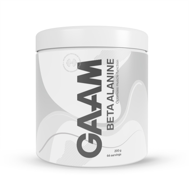 GAAM Beta alanine 200 g in the group Nutrition / Amino Acids at Gaamnutrition.com (Proteinbolaget i Sverige AB) (PB-26022)