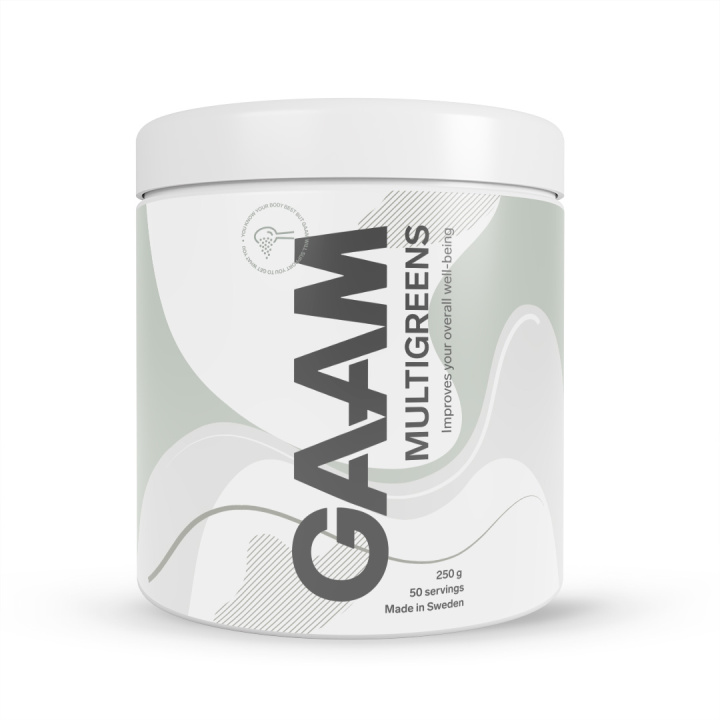 GAAM Multigreens 250 g in the group Vitamins & Minerals / Wellness at Gaamnutrition.com (Proteinbolaget i Sverige AB) (PB-330620)