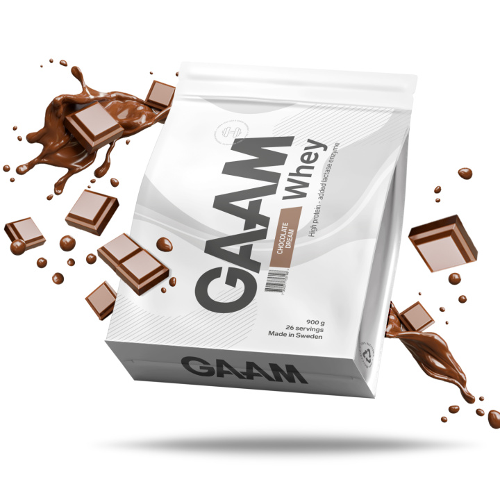 GAAM Whey 900g Chocolate Dream in the group Protein / Whey at Gaamnutrition.com (Proteinbolaget i Sverige AB) (PB-3351-2)