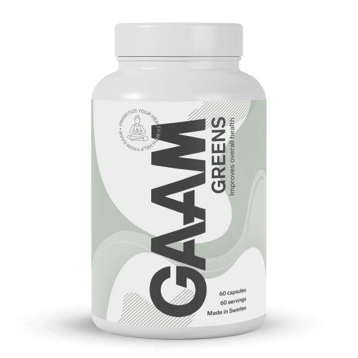 GAAM Greens 60 Caps in the group Vitamins & Minerals / Wellness at Gaamnutrition.com (Proteinbolaget i Sverige AB) (PB-340620)