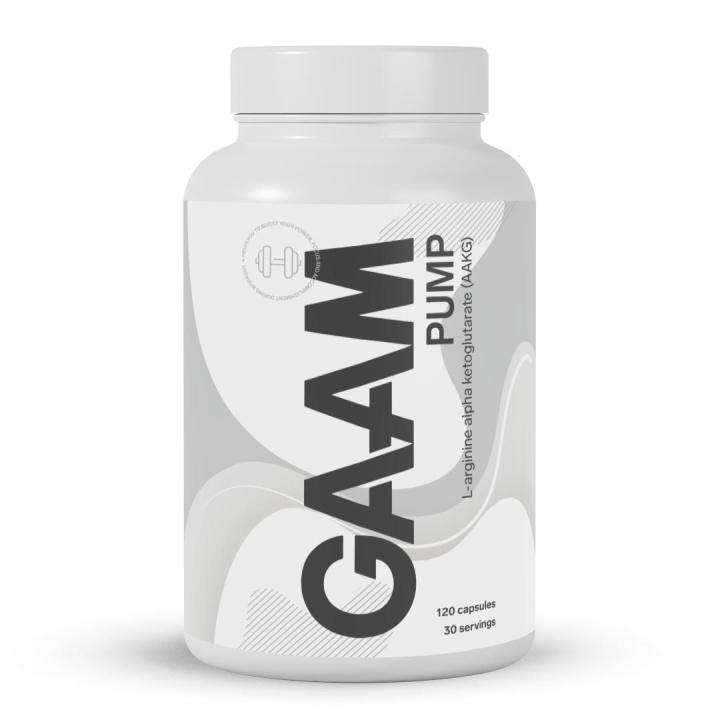 GAAM PUMP 120 caps in the group Performance / Creatine at Gaamnutrition.com (Proteinbolaget i Sverige AB) (PB-385)