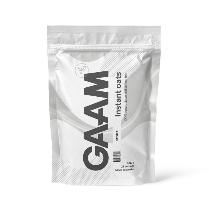 GAAM Instant Oats 1 kg in the group Bars, Drinks & Snacks / Food at Gaamnutrition.com (Proteinbolaget i Sverige AB) (PB-40054)