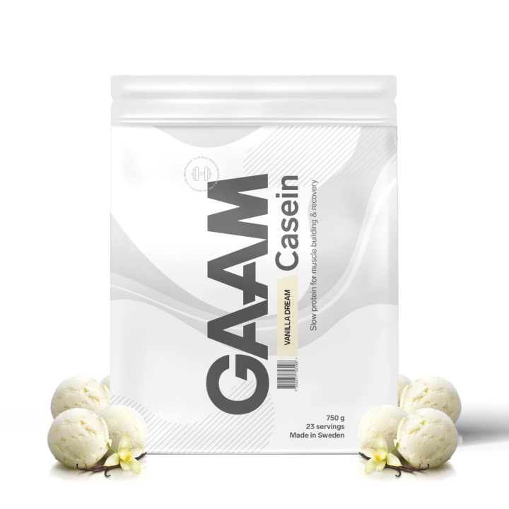 GAAM 100% Casein Premium 750 g Vanilla Dream in the group Protein / Casein at Gaamnutrition.com (Proteinbolaget i Sverige AB) (PB-57526-12)