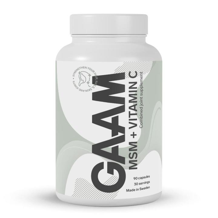GAAM MSM + Vitamin C 90 caps in the group Vitamins & Minerals / Wellness at Gaamnutrition.com (Proteinbolaget i Sverige AB) (PB-58422)