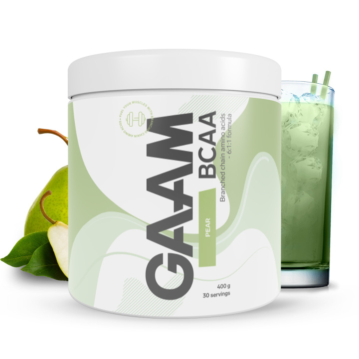 GAAM BCAA 400 g Pear in the group Nutrition / Amino Acids at Gaamnutrition.com (Proteinbolaget i Sverige AB) (PB-5851-18)