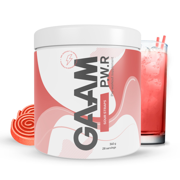 GAAM P.W.R 360 g Sura Remmar in the group Performance / Pre-Workout at Gaamnutrition.com (Proteinbolaget i Sverige AB) (PB-6006-1)