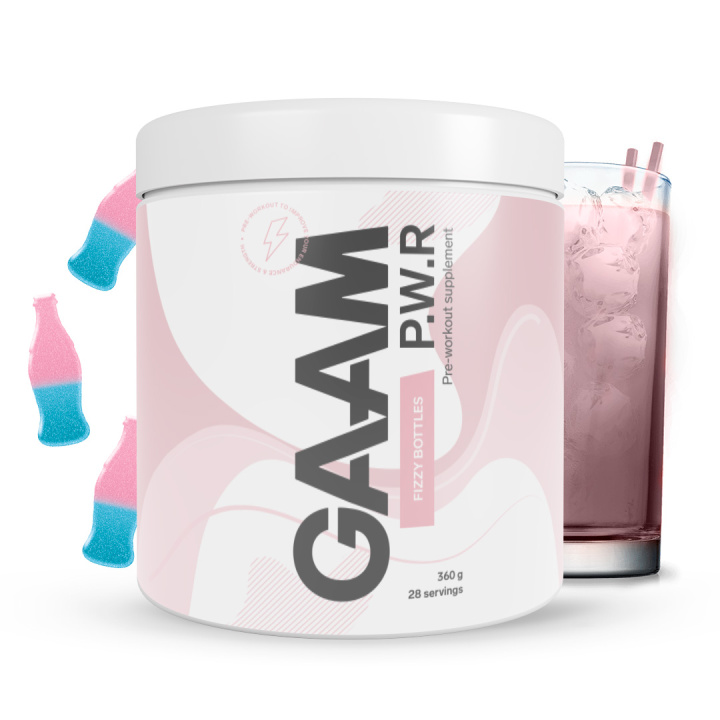 GAAM P.W.R 360 g Fizzy Bottles in the group Performance / Pre-Workout at Gaamnutrition.com (Proteinbolaget i Sverige AB) (PB-6006-2)
