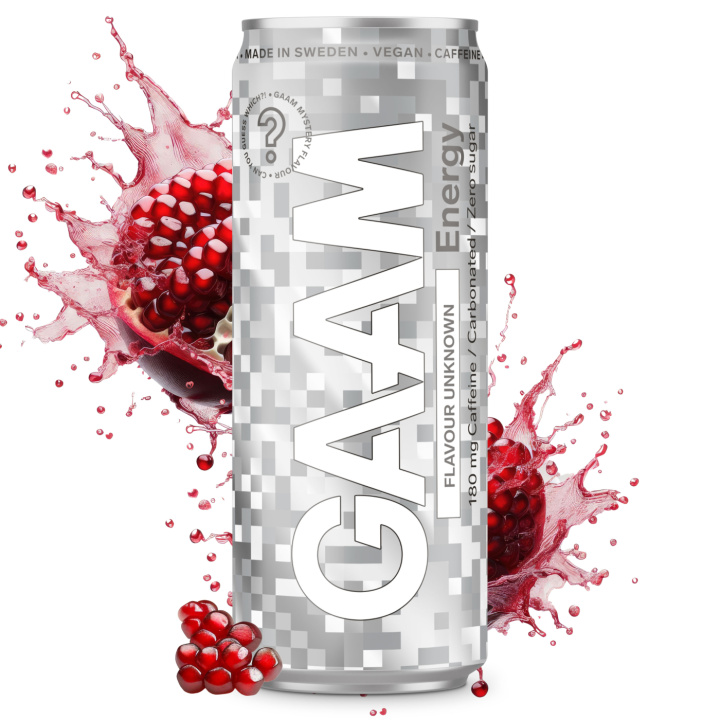 GAAM Energy 330 ml Flavour Unknown in the group Bars, Drinks & Snacks / Drinks at Gaamnutrition.com (Proteinbolaget i Sverige AB) (PB-6268-22)