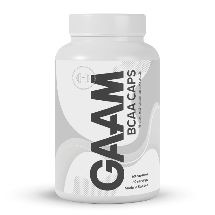 GAAM BCAA 60 caps in the group Nutrition / Amino Acids at Gaamnutrition.com (Proteinbolaget i Sverige AB) (PB-6678)