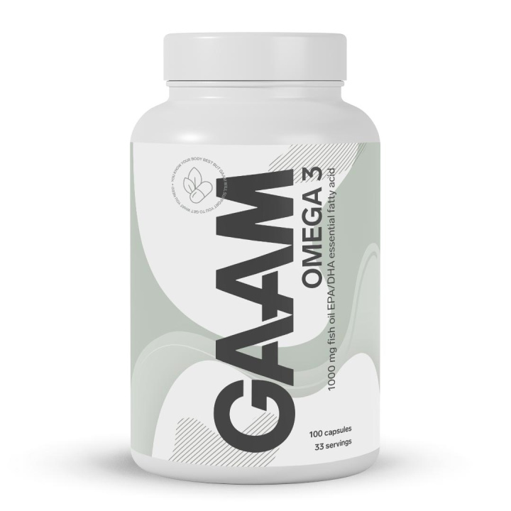 GAAM Omega-3 100 caps in the group Vitamins & Minerals / Fat Acids at Gaamnutrition.com (Proteinbolaget i Sverige AB) (PB-8255)