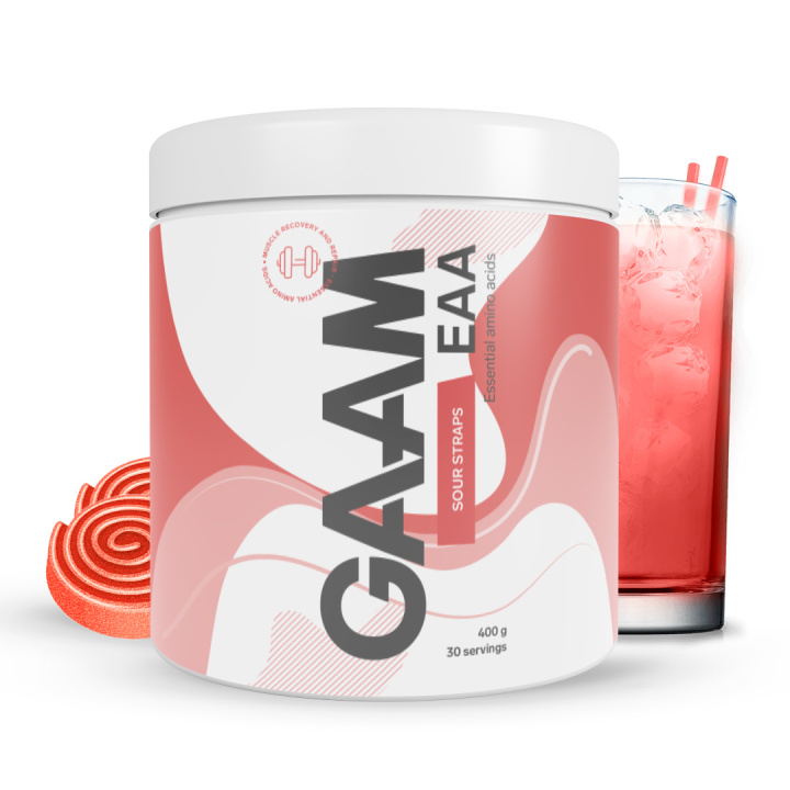 GAAM EAA 400 g Sour Straps in the group Nutrition / Amino Acids at Gaamnutrition.com (Proteinbolaget i Sverige AB) (PB-8747-3)
