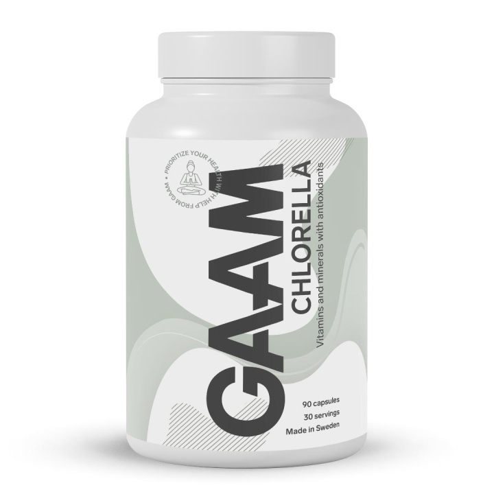 GAAM Chlorella 90 caps in the group Vitamins & Minerals / Wellness at Gaamnutrition.com (Proteinbolaget i Sverige AB) (PB-9071)